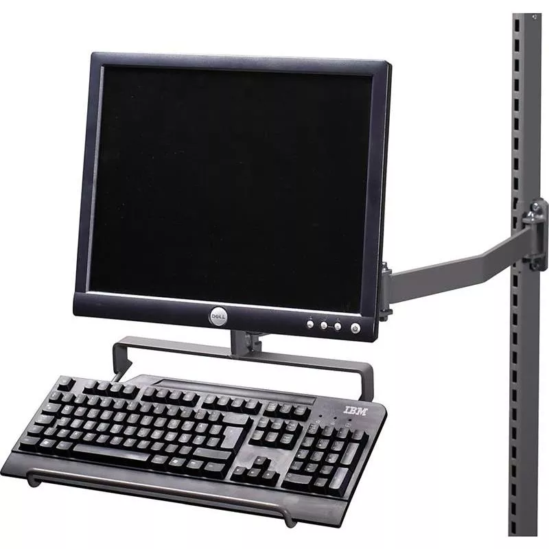 FÄSTE BILDSKÄRM T-BORDSHYLLA