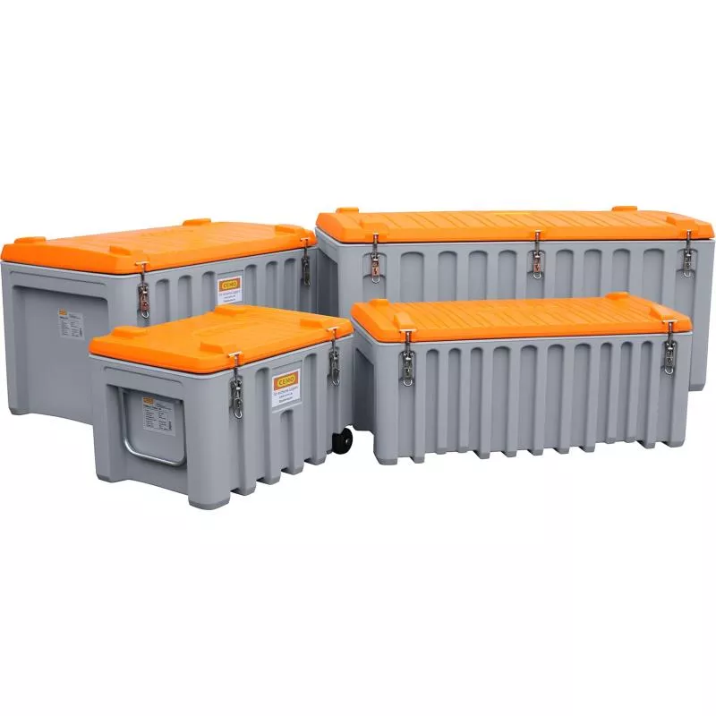 FÖRVARINGSBOX GRÅ/ORANGE