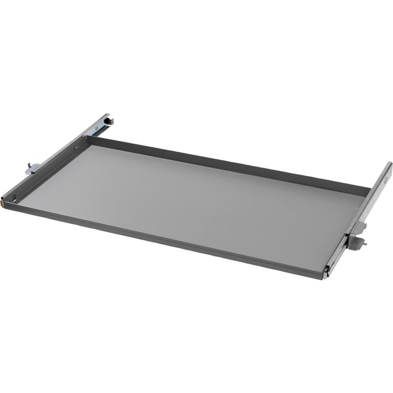 HYLLA UTDRAGBAR GRÅ RAL7037