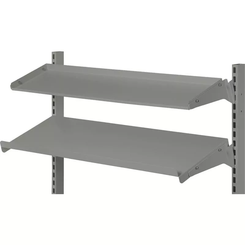 HYLLPLAN MED RASKANT GRÅ