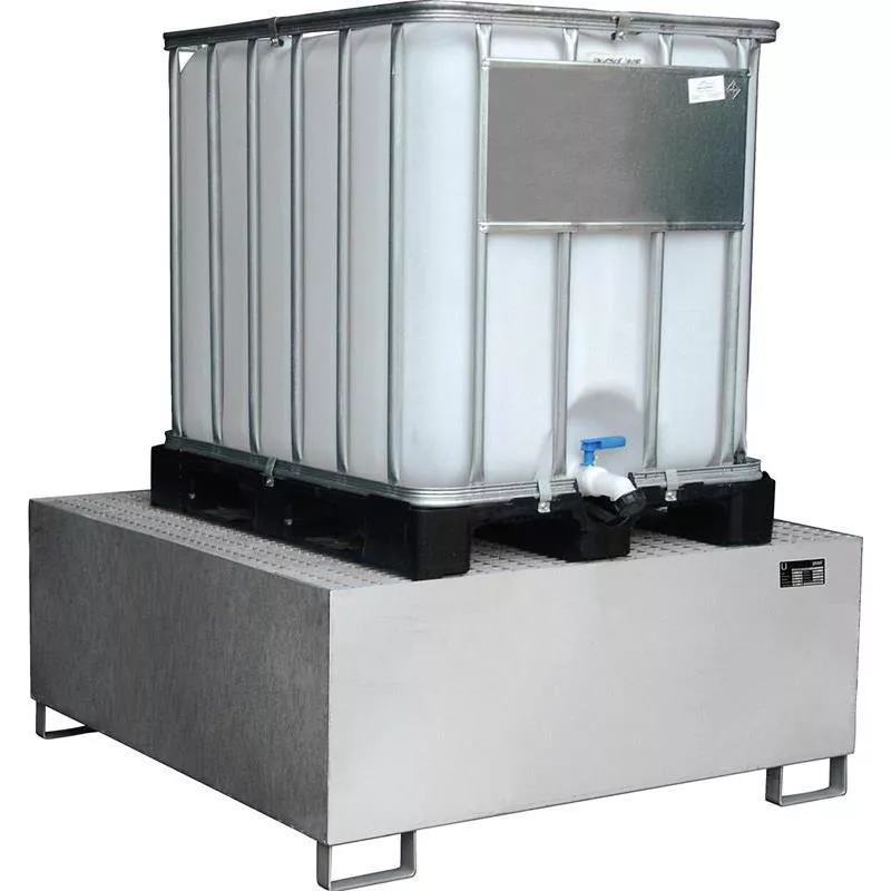 IBC-DÄCK 1 IBC ROSTFRITT STÅL