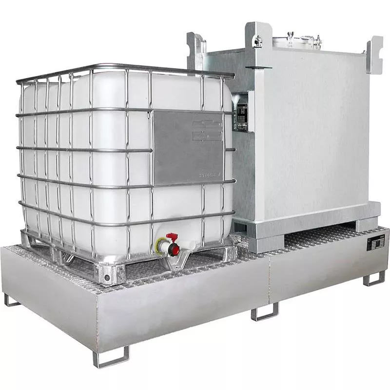 IBC-DÄCK 2 IBC ROSTFRITT STÅL