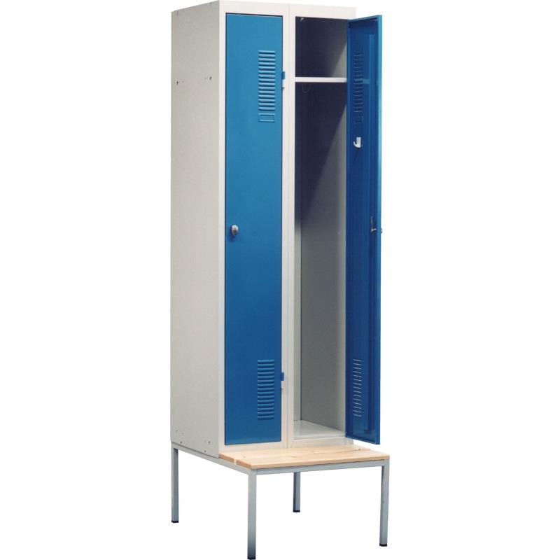 KLÄDSKÅP START GRÅ RAL7035 BLÅ