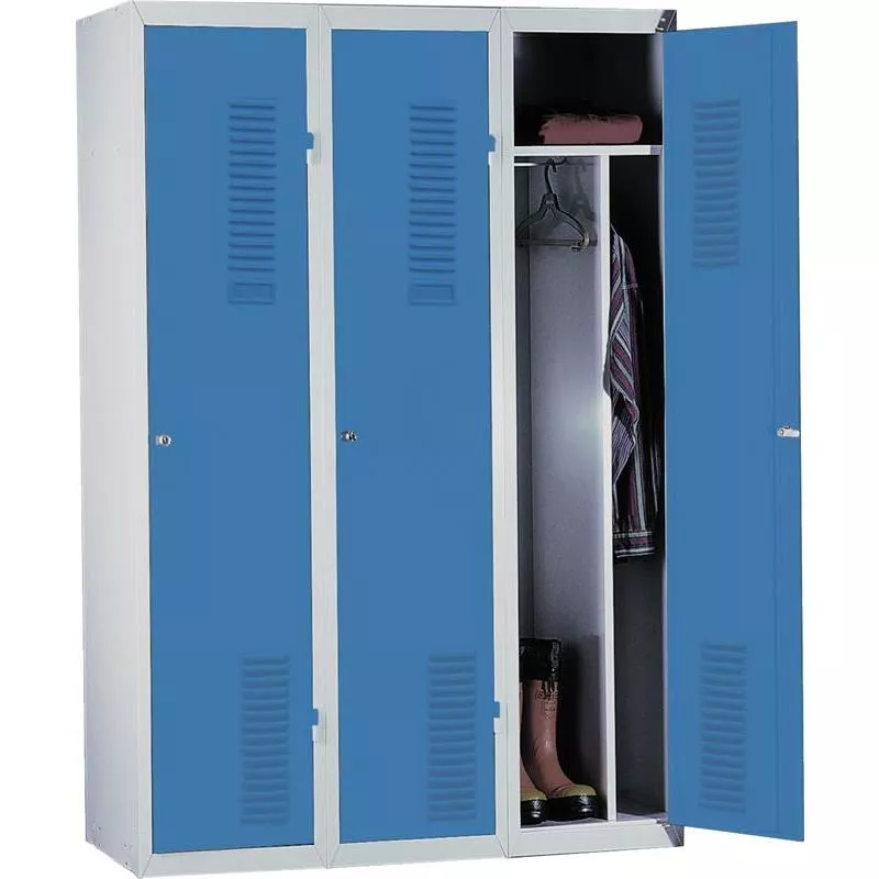 KLÄDSKÅP START GRÅ RAL7035 BLÅ