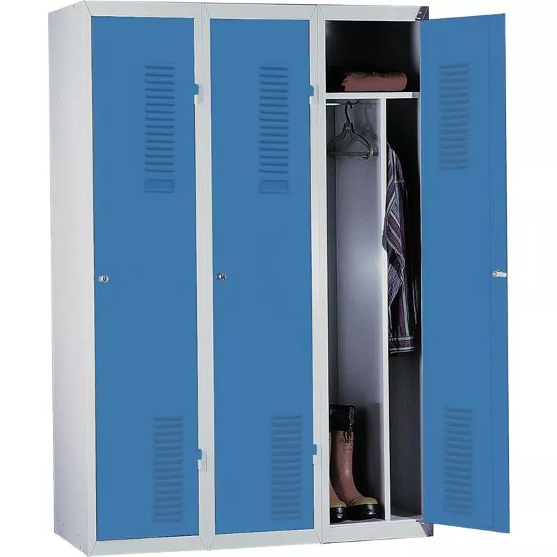 KLÄDSKÅP START GRÅ RAL7035 BLÅ