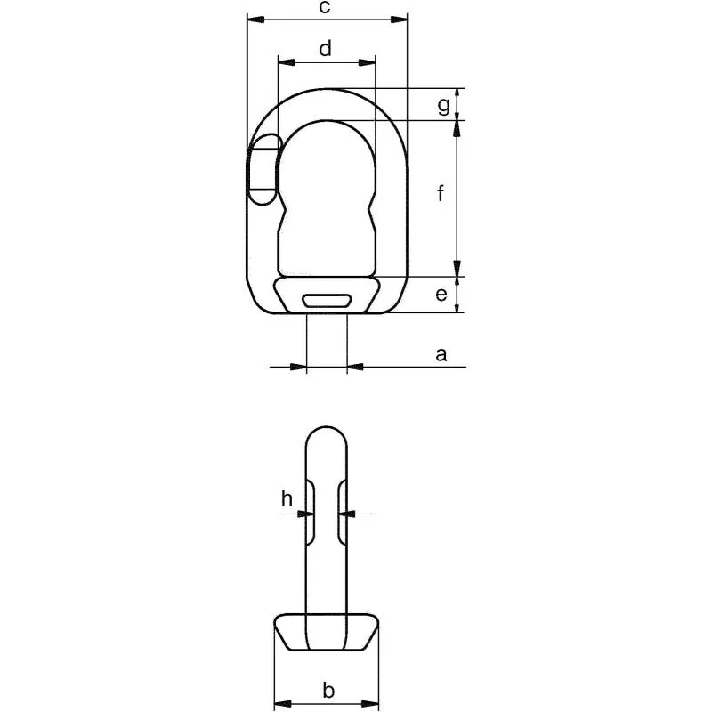 LYFTÖGLA MED HÅL GREEN PIN EL