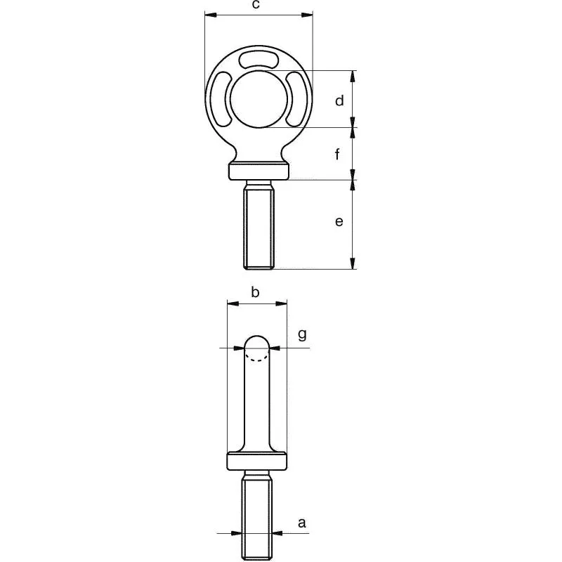 LYFTÖGLA MED TAPP GREEN PIN AL