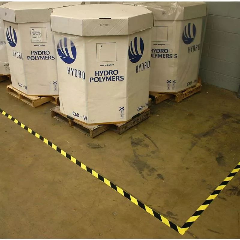 MARKERINGSTEJP SVART/GUL