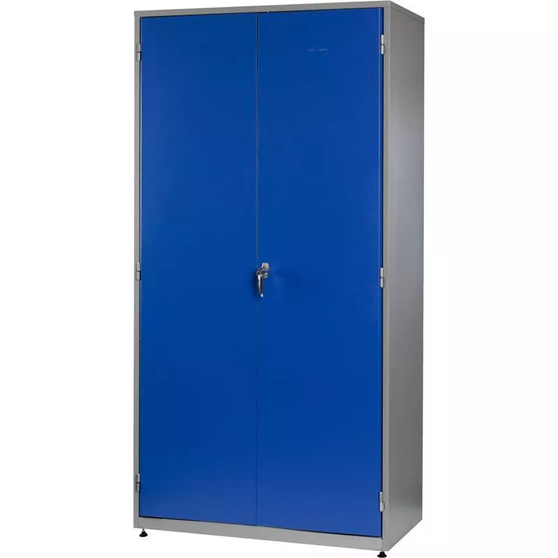 MASKINSKÅP GRÅ RAL7037 BLÅ