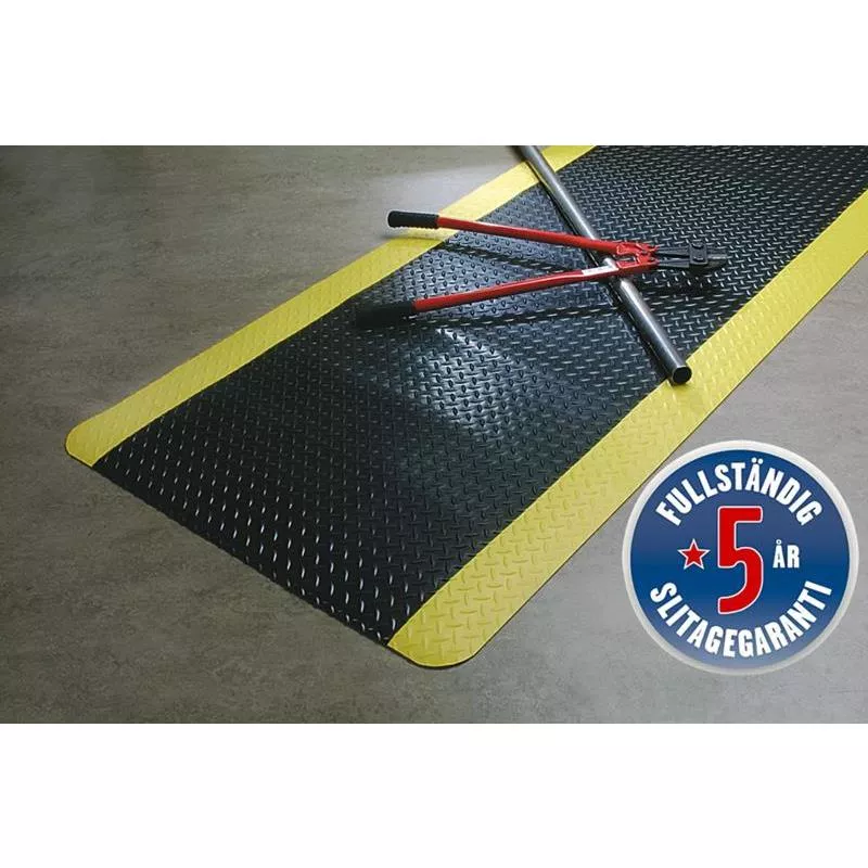 MATTA COMFORT DECK SVART/GUL