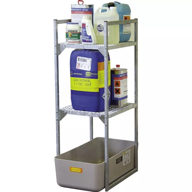 MILJÖHYLLA SMÅ BEHÅLLARE GALV