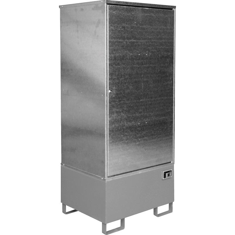 MILJÖSKÅP 1 FAT STÅL