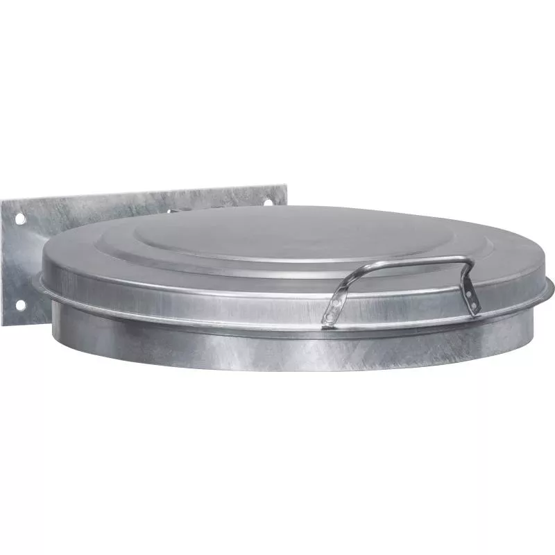 SÄCKHÅLLARE GALV VÄGG MED LOCK