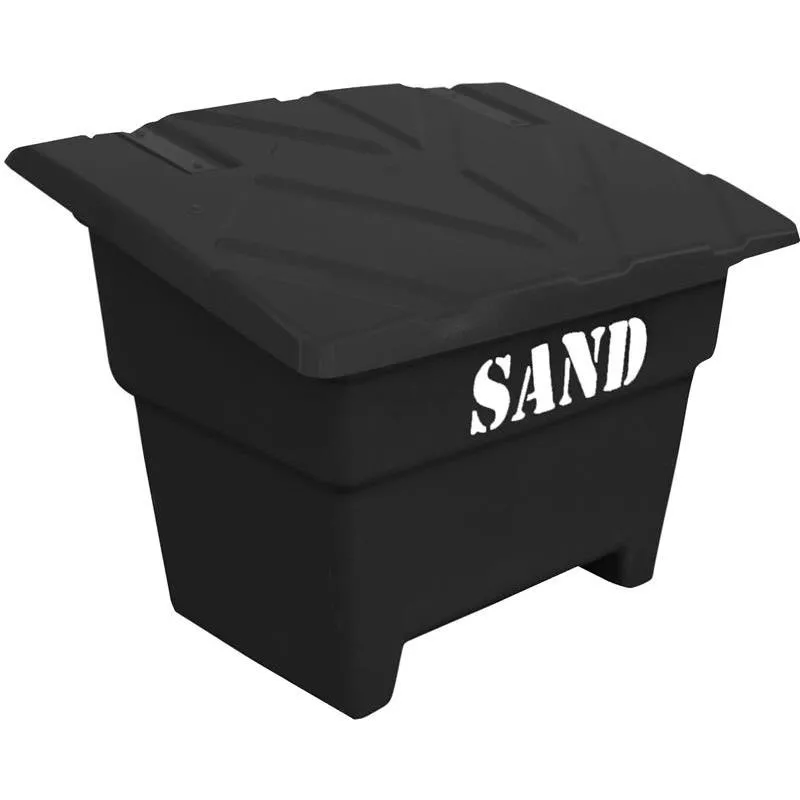 SANDBEHÅLLARE SVART 350L