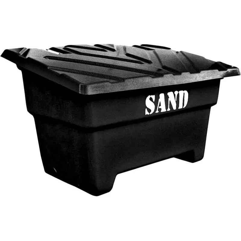 SANDBEHÅLLARE SVART 550L