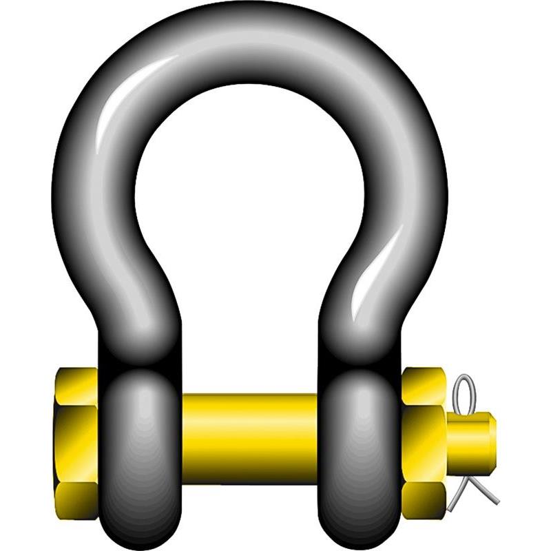 SCHACKEL LYR BULT YELLOW PIN