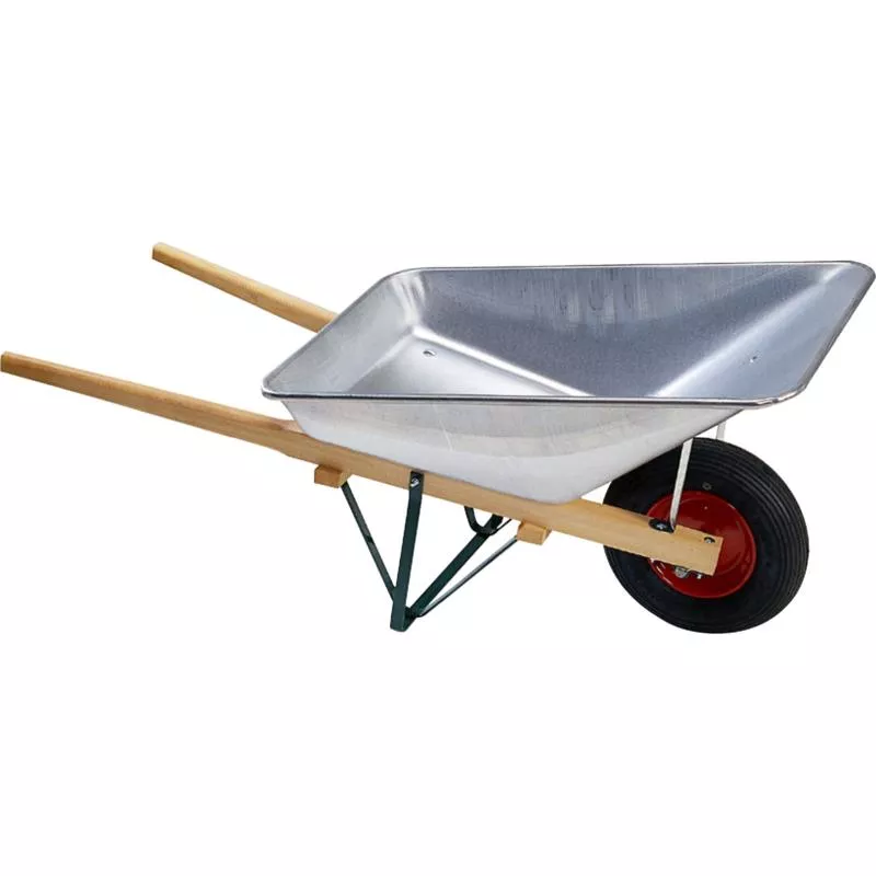 SKOTTKÄRRA MED TRÄSKALMAR 110L