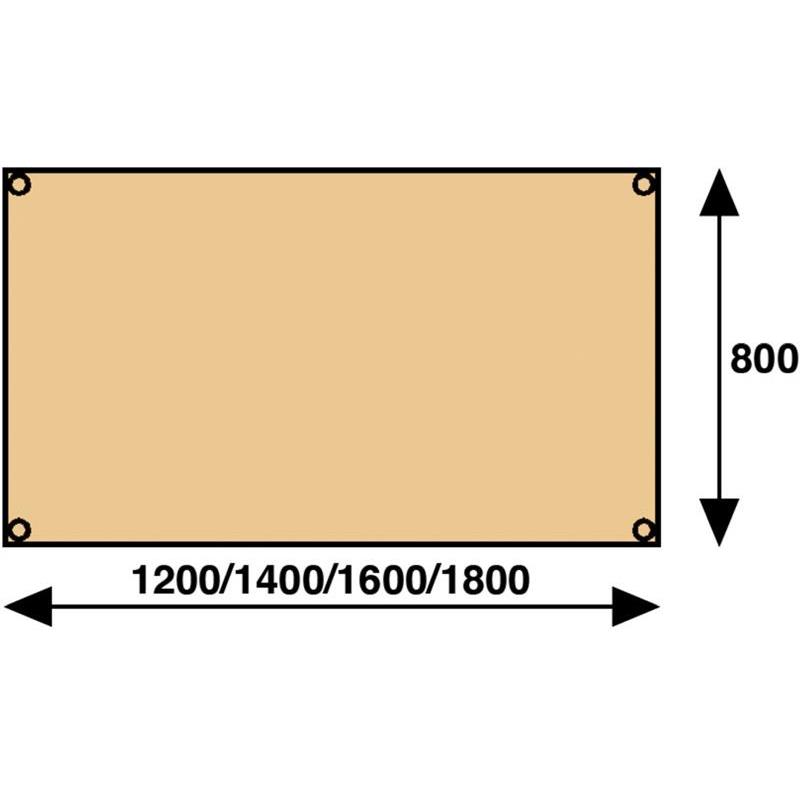SKRIVBORD VIT/GRÅ LAMINAT