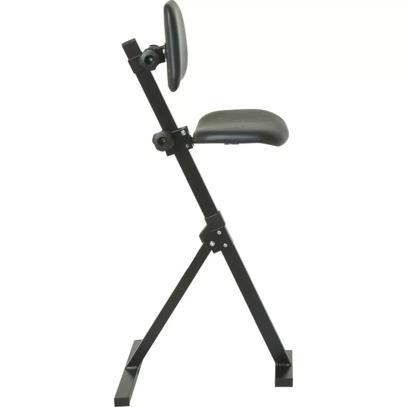 STÅSTÖDSTOL KONSTLÄDER SVART