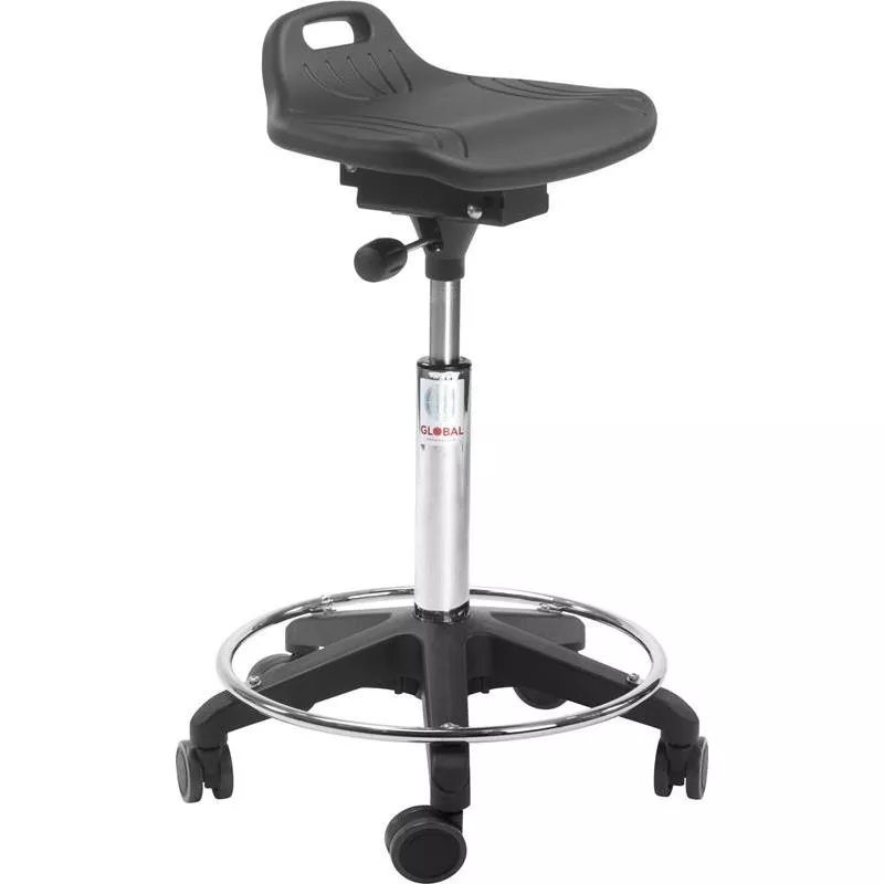 STÅSTÖDSTOL PU MED HJUL