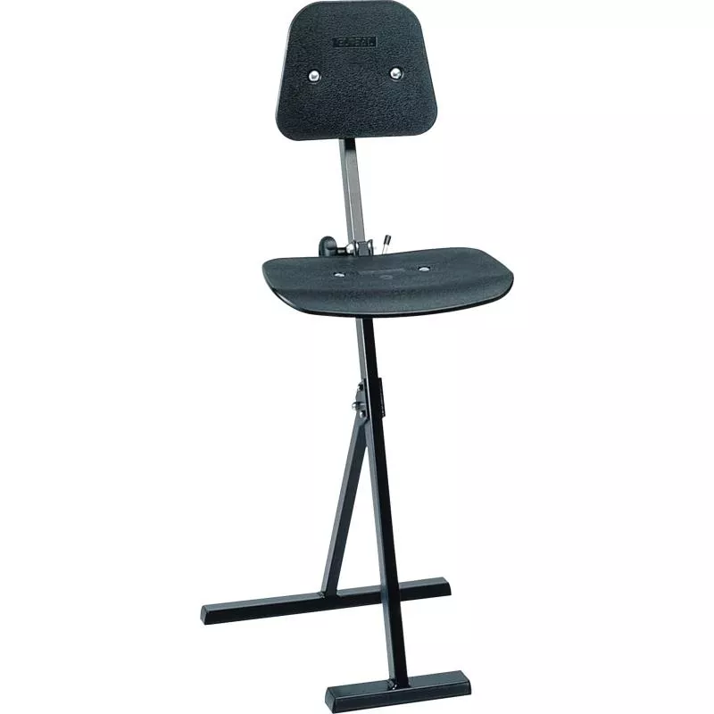 STÅSTÖDSTOL ROSTFRI SVART