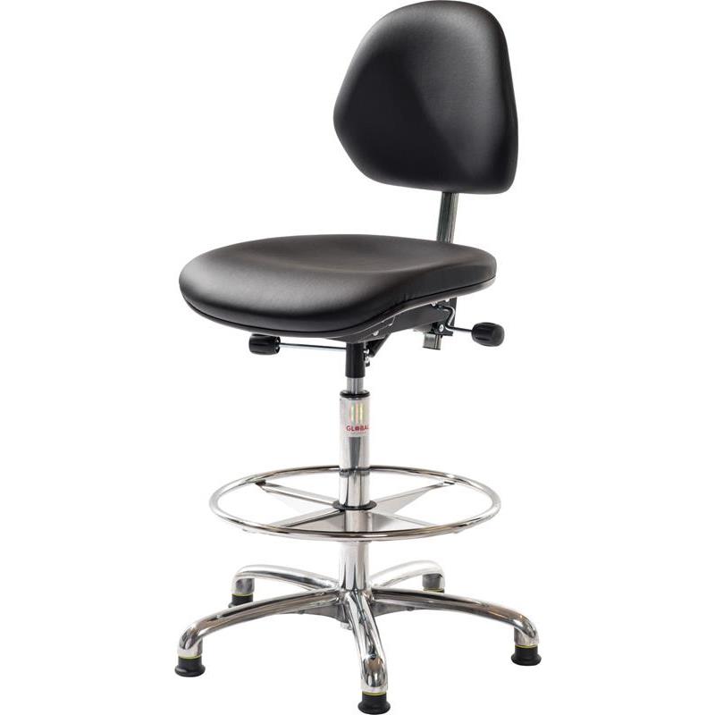 STOL ESD KONSTLÄDER HÖG