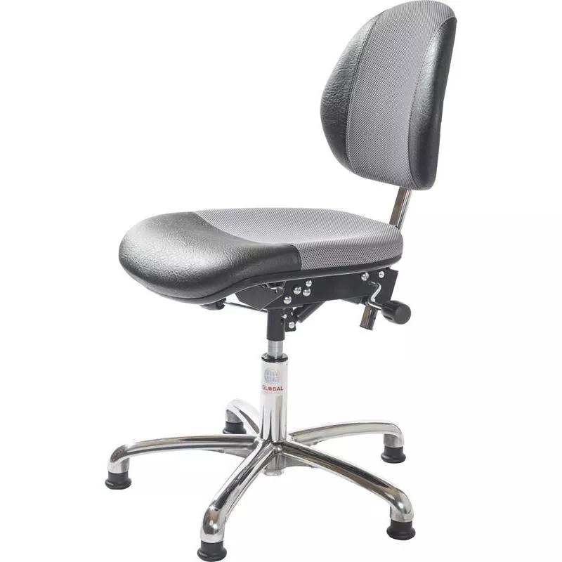 STOL VERKSTAD DUO SVART/GRÅ