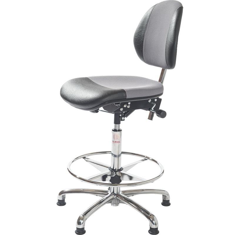 STOL VERKSTAD DUO SVART/SVART