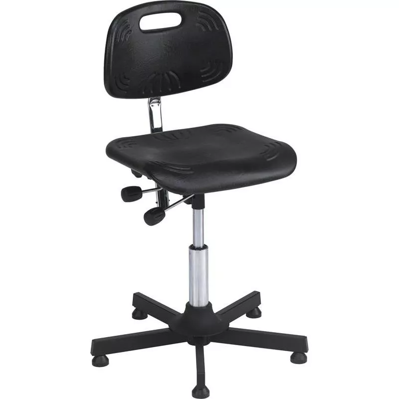 STOL VERKSTAD PU SVART