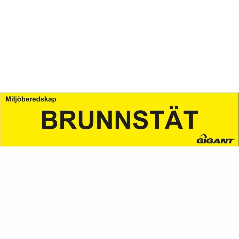 UPPLYSNINGSSKYLT BRUNNSTÄT