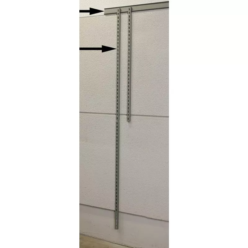 VÄGGSKENA GRÅ RAL7037 L1000MM