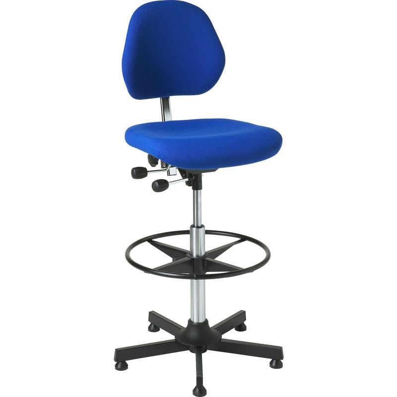 VERKSTADSSTOL TYG BLÅ 630-890