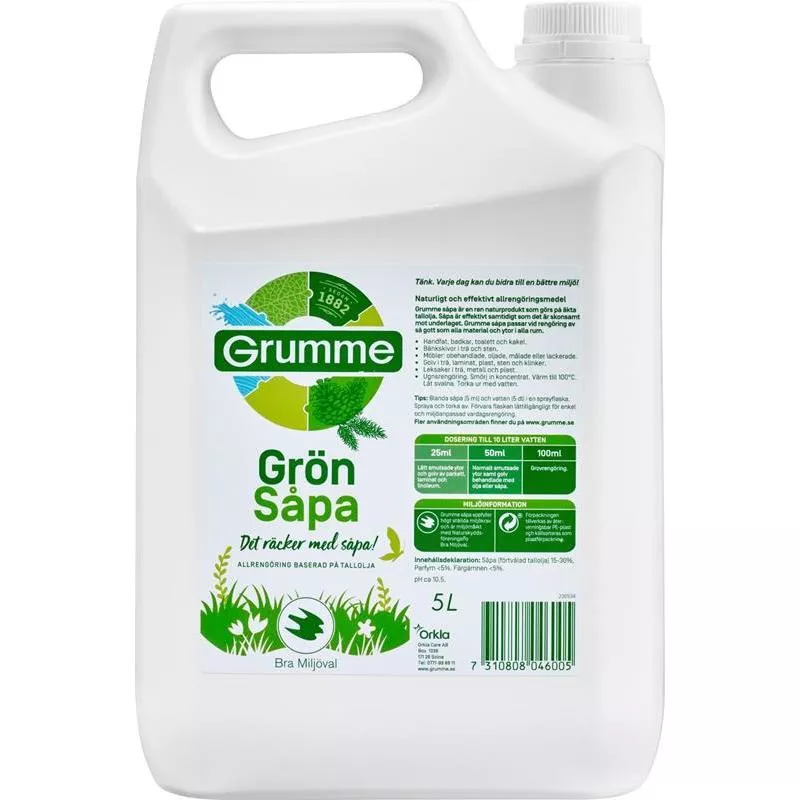 GRÖNSÅPA GRUMME FLYTANDE 5L