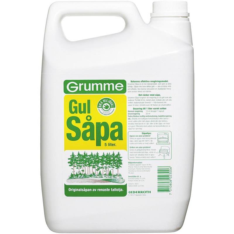 GULSÅPA GRUMME FLYTANDE 5L