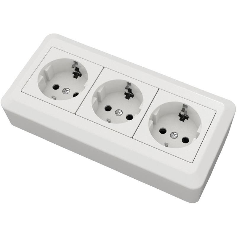 HÖRNBOX 3 VÄGS GRUNDA VIT