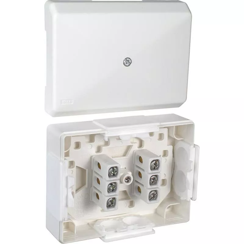 KOPPLINGSDOSA 78 GRUNDA VIT IP44