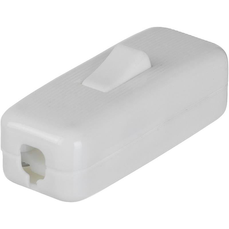 MELLANSTRÖMBRYTARE GRUNDA VIT