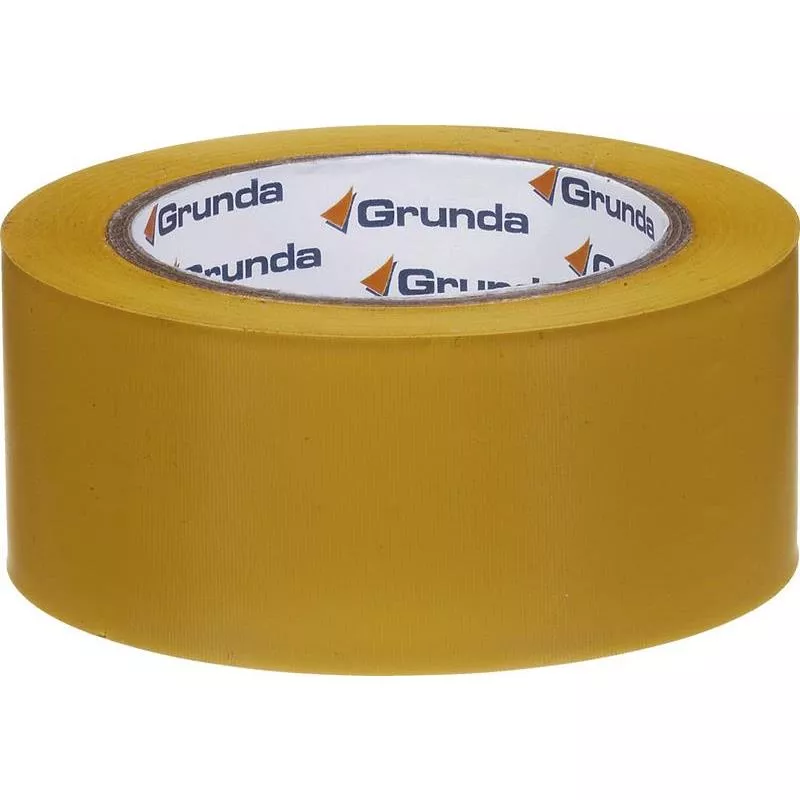 SKYDDSTEJP GRUNDA BYGGTEJP MÖNSTRAD 50MMX33M GUL