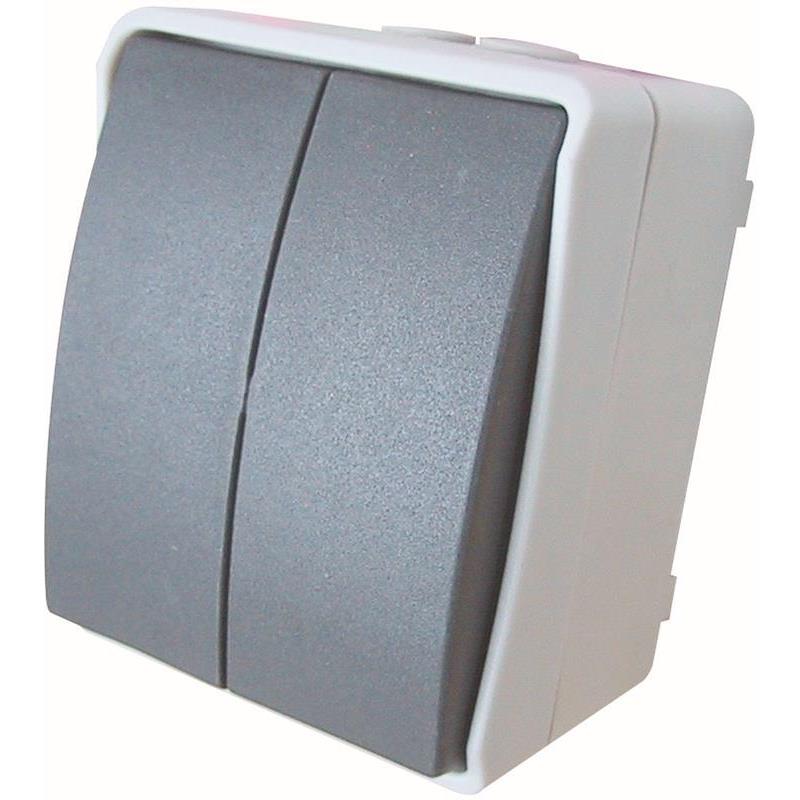 STRÖMBRYTARE UTANPÅLIGGANDE KRON