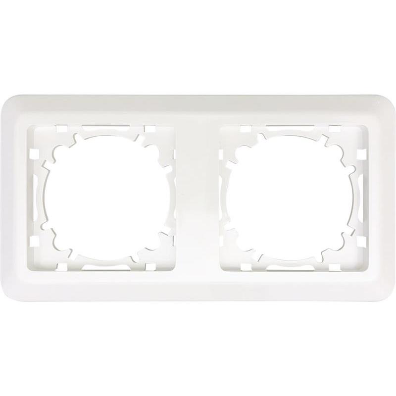 TÄCKRAM INFÄLLD 2 FACK GRUNDA VIT