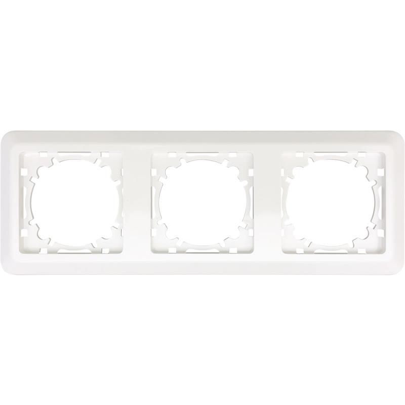 TÄCKRAM INFÄLLD 3 FACK GRUNDA VIT