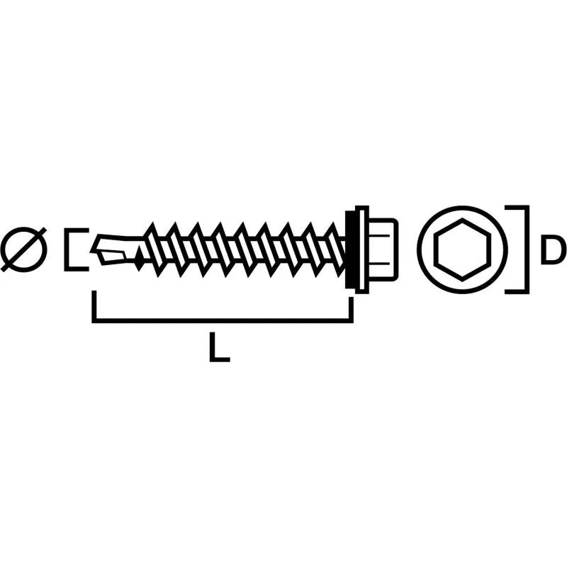 FARMARSKRUV RÖD RAL3
