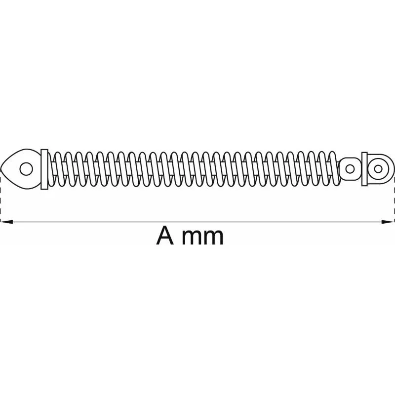 Spiraldörrstängare