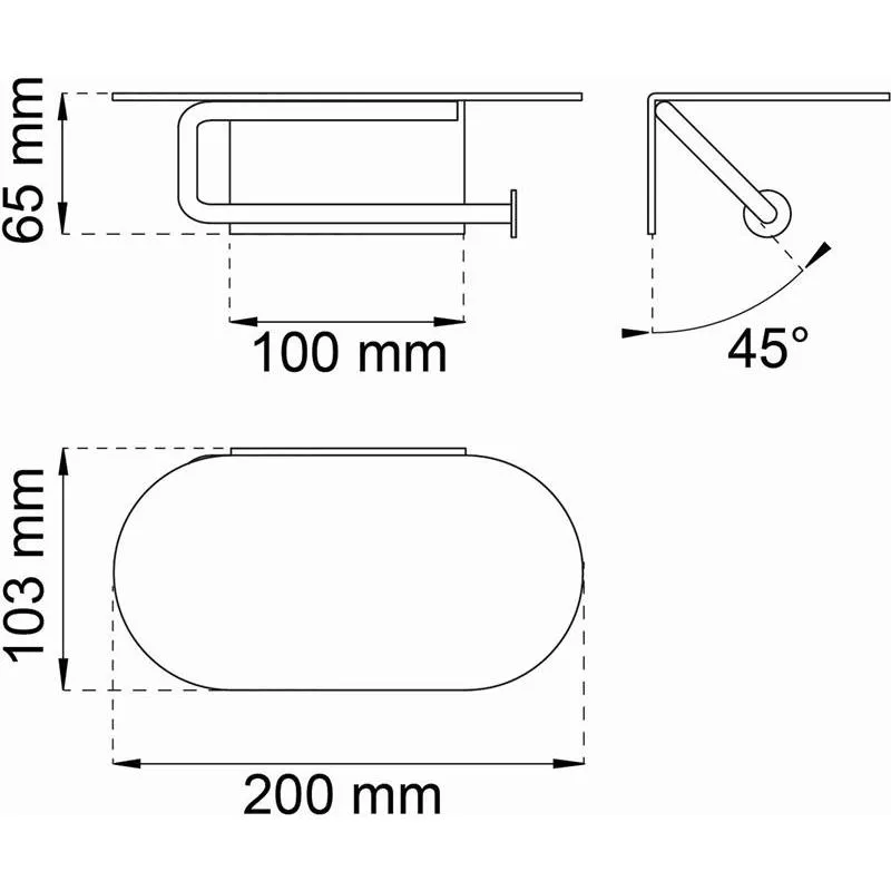 Toalettpappershållare