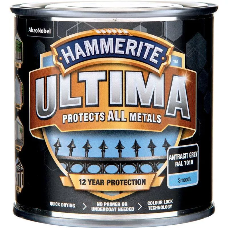 SLÄTLACK ULTIMA ANTRACITGRÅ 250ML