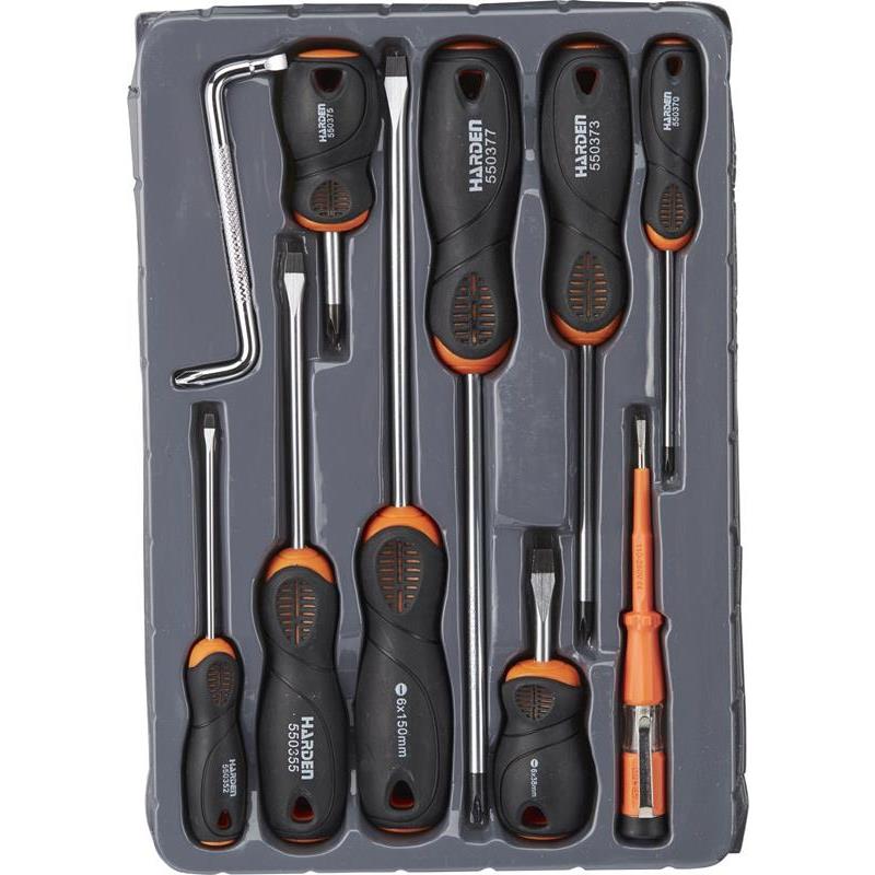 SKRUVMEJSELSATS HARDEN 10ST