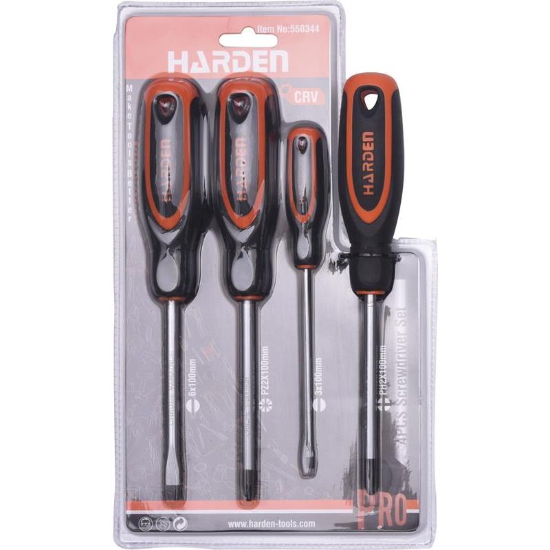 SKRUVMEJSELSATS HARDEN 4ST