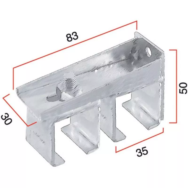 VÄGGKONSOL DUBBEL KVD-0752
