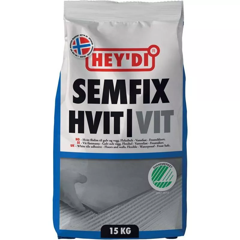 FÄSTMASSA SEMFIX VIT 15KG