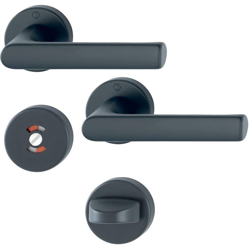 TRYCKE HAMBURG WC F9714 MATTSVART